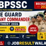 BPSSC Bihar Home Guard Company Commander Recruitment 2026 Apply Online for 65 Posts, Notification Out BPSSC Bihar Home Guard Company Commander Recruitment 2026 Apply Online for 65 Posts, Notification Out - Bihar Sarkari Result