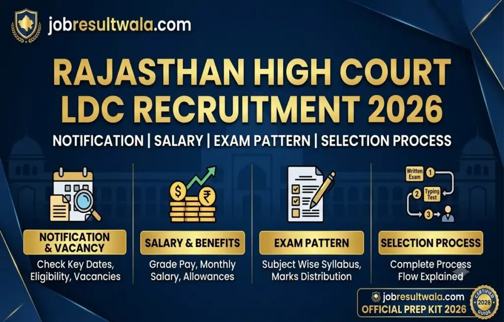 Rajasthan High Court Ldc Recruitment 2026: full update