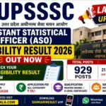 UPSSSC ASO Eligibility Result 2026 Out for 929 Posts UPSSSC ASO Eligibility Result 2026 Out for 929 Posts - Uttar Pradesh Sarkari Result