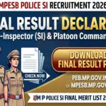 MPESB Police SI Final Result 2026