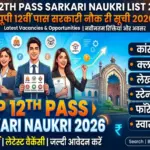 UP 12th Pass Sarkari Naukri List 2026 – Latest Vacancy UP 12th Pass Sarkari Naukri List 2026 – Latest Vacancy - Uttar Pradesh Sarkari Result